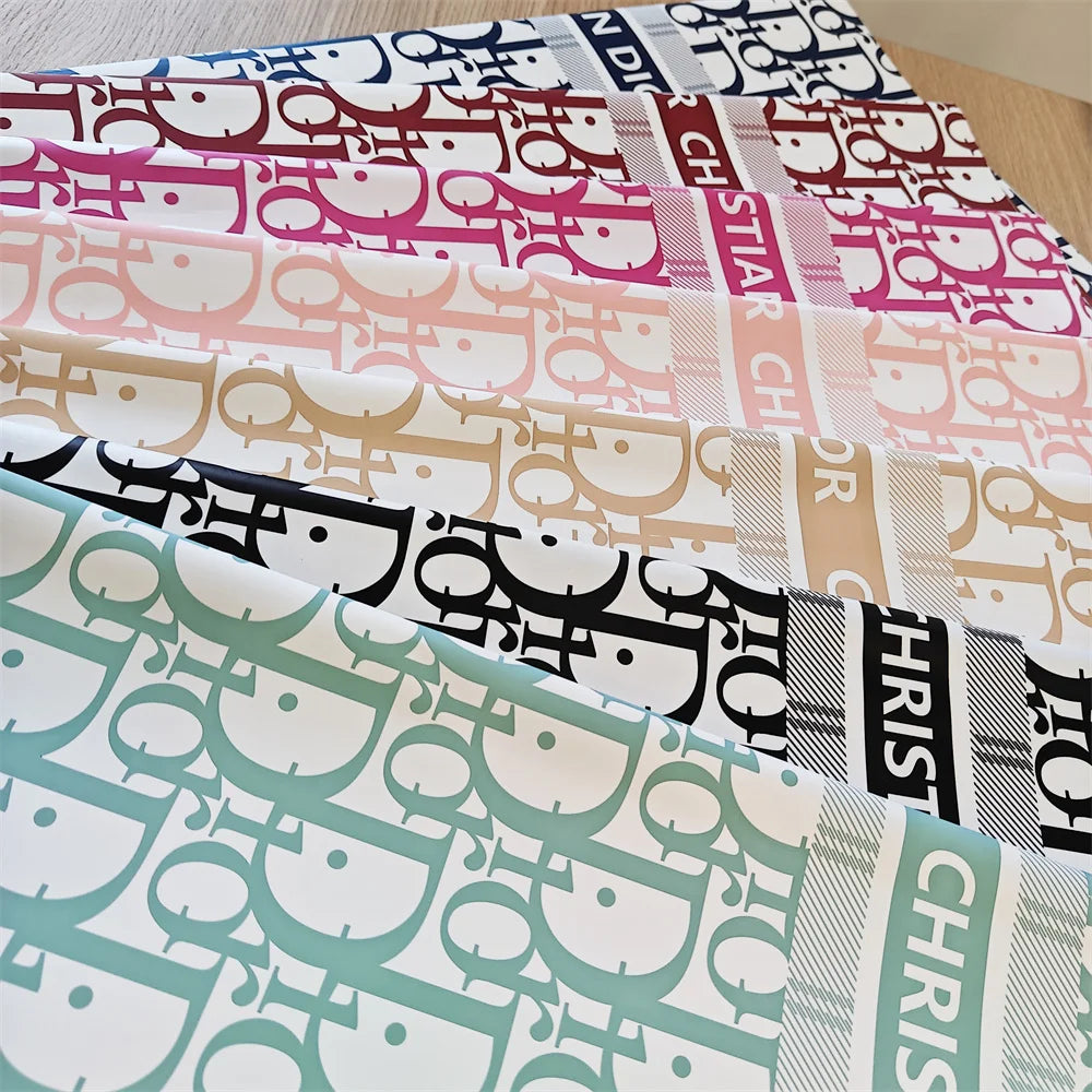 Dior-Inspired Floral Wrapping Paper