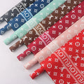 Louis Vuitton-Inspired Floral Wrapping Paper
