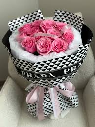Prada-Inspired Floral Wrapping Paper